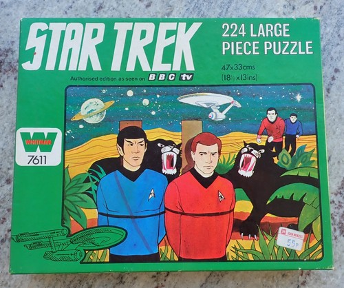 Vintage star trek jigsaw - star,