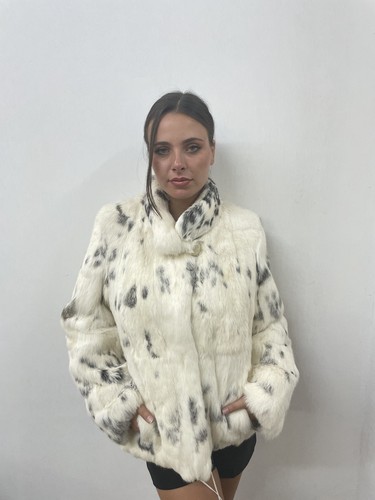 Real fur rabbit jacket - fur,