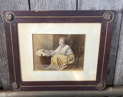 Antique victorian portrait - victorian,