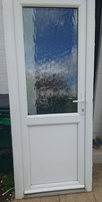 Upvc Door White Double Glazed