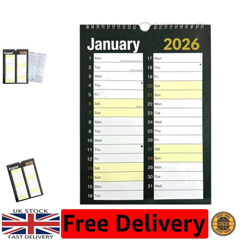 Easy view 2026 wall - a4,