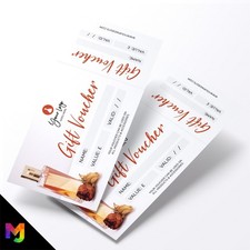 Custom printed gift vouchers - custom,