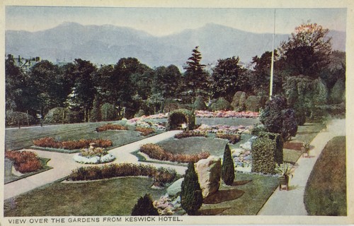 Vintage postcard cumbria - postcard, lake