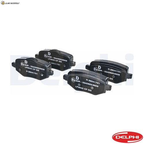 Brake pad set disc brake