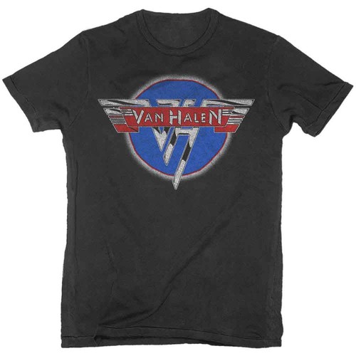 Van halen chrome logo black - chrome,