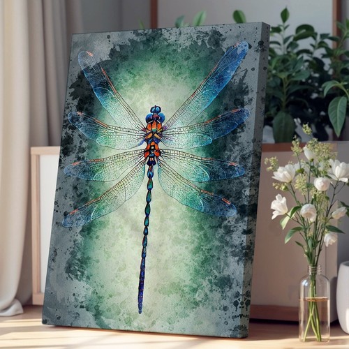 Dragonfly canvas wall - canvas, art