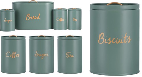 Bread bin tea - bin, sugar