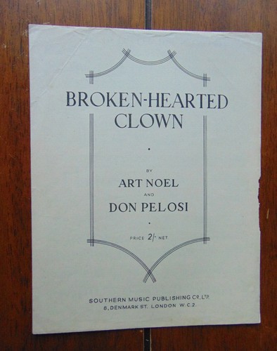 Broken hearted clown art - art, noel