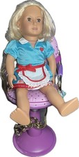 Our Generation Doll Bundle - Salon Chair Doll & Outfit Excellent Condition