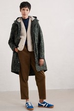 Seasalt Women's Regular Plant Hunter Waterproof Parka Coat Fig Tree Lino Highlan