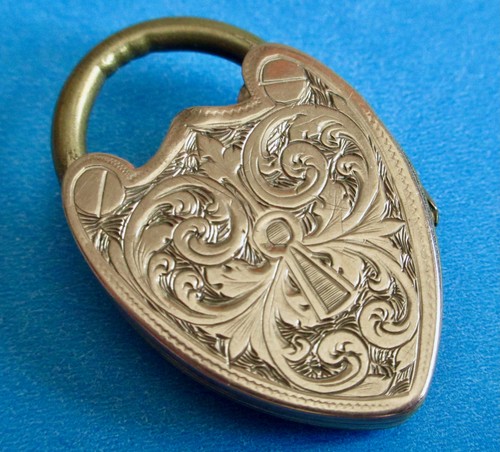 Antique locket pendant lock - antique,
