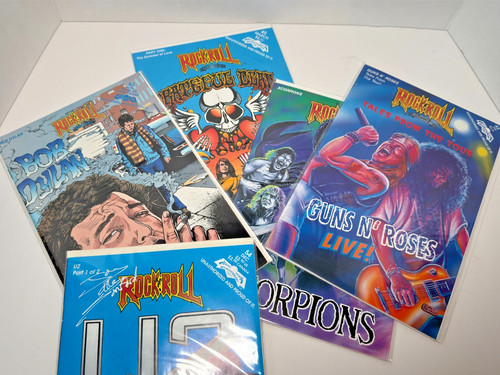 Rock roll comics book lot - n,