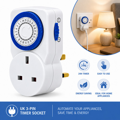 Hours electric mains plug - electric,