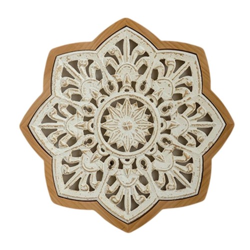 Carved mdf pine wall - pine, artwork