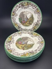 Set of 6 Spode's Byron, Vintage Copeland Side Plate, Bone China 