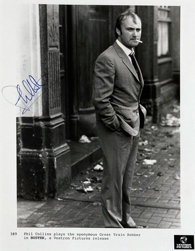 Phil collins signed buster - phil,
