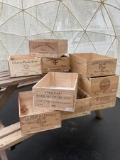 3x Large - Wooden Wine Box Crate - Vintage Home Christmas