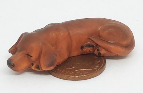 Dolls house dachshund - house,