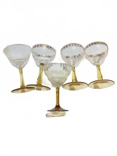 Vintage amber stem - vintage,