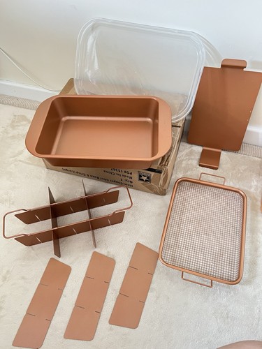 Copper chef bake crisp set - chef,