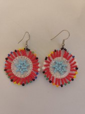 Handmade Beaded African Earrings NEW  DANGLE DROP STYLE 