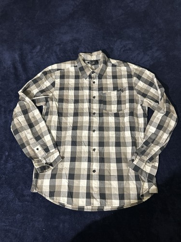 Volcom checkered button - button, up