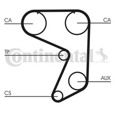 Timing belt for - timing, fiat