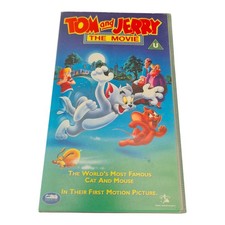 Tom And Jerry - The Movie - 1992 - PAL VHS Video Cassette Tape - Cartoon Classic