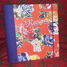 Paperchase Red floral Recipes