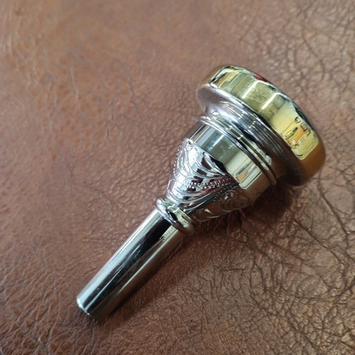Trombone engraved mouthpiece - engraved,