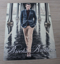 2017 Print Advert 'BROOKS BROTHERS' + 'HUGO BOSS "INTENSE" SCENT' 11" x 8.5"