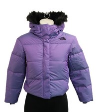 The North Face Girls Print Dealio Puffer Jacket / Purple / Girls / RRP £215