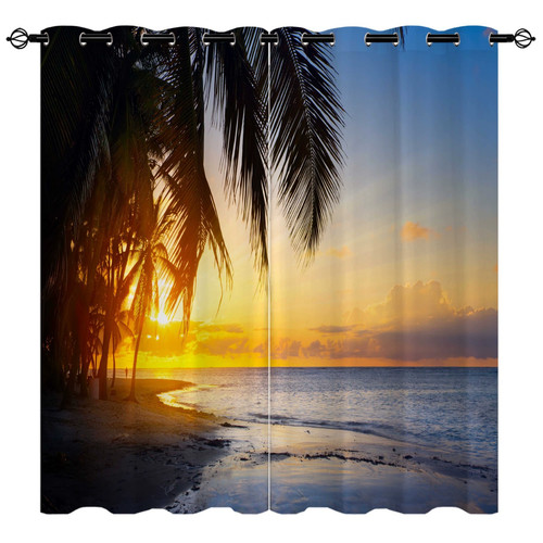 Palm tree tropical beach - &,