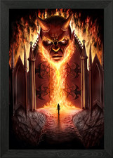 Gates of Hell Framed Wall Art