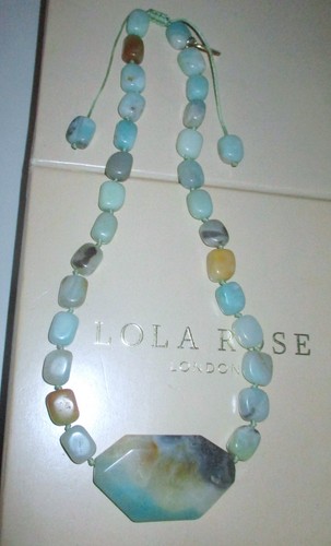 Lola rose flower agate opaque - rose,