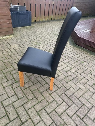 Dining table chairs - x6, solid