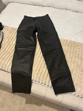 Triumph Leather Black Trousers