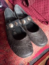 Unusual mary jane Remonte Dorndorf Size 5 Black,copper  Shoes.Arty,boho,quirky