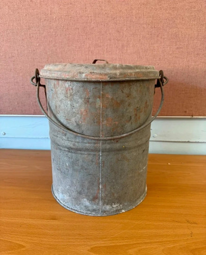 Antique metal galvanised - metal,