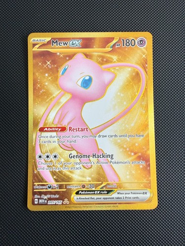 Mew 205 165 gold - ex, 205/165