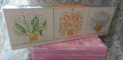 Vintage morny soap set lily - soap,