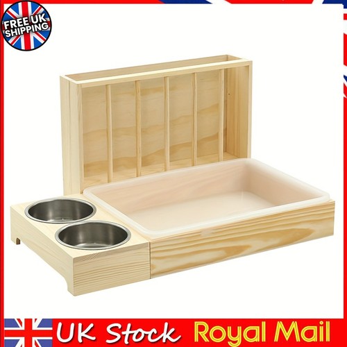 Wooden rabbit hay - hay, feeder