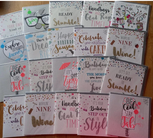 Greetings cards 5cm x - 20,
