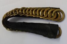 Vintage Bearskin Brass Chin Chain Strap For Royal Guards Busby's & Ceremonial