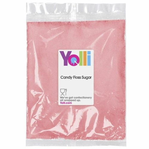 Pink candy floss - sugar, 100g