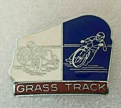 Enamel grass track speedway - enamel,