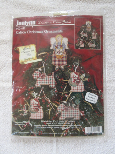 Janlynn calico cross stitch - cross,
