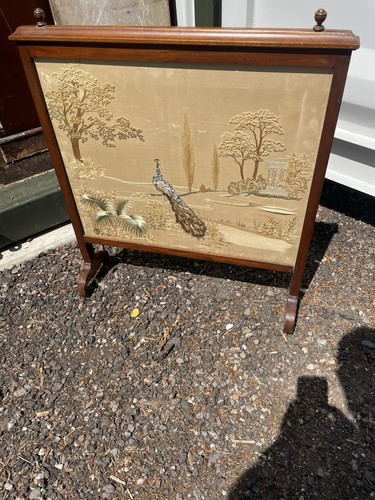 Edwardian silk tapestry - silk,