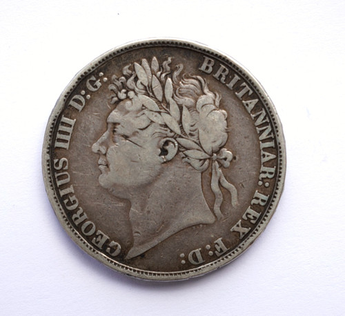 1821 crown george - george, british