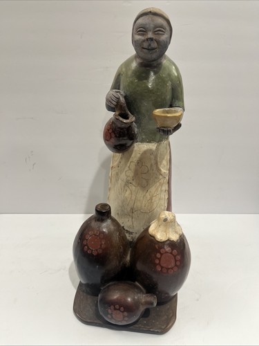 Vtg peruvian chulucanas folk - peruvian,